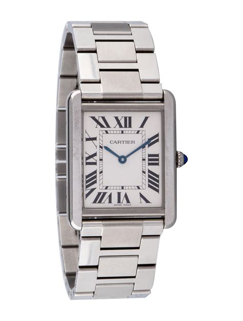 cartier tank solo stores|cost of cartier tank watch.